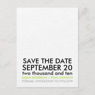 Save the Date
