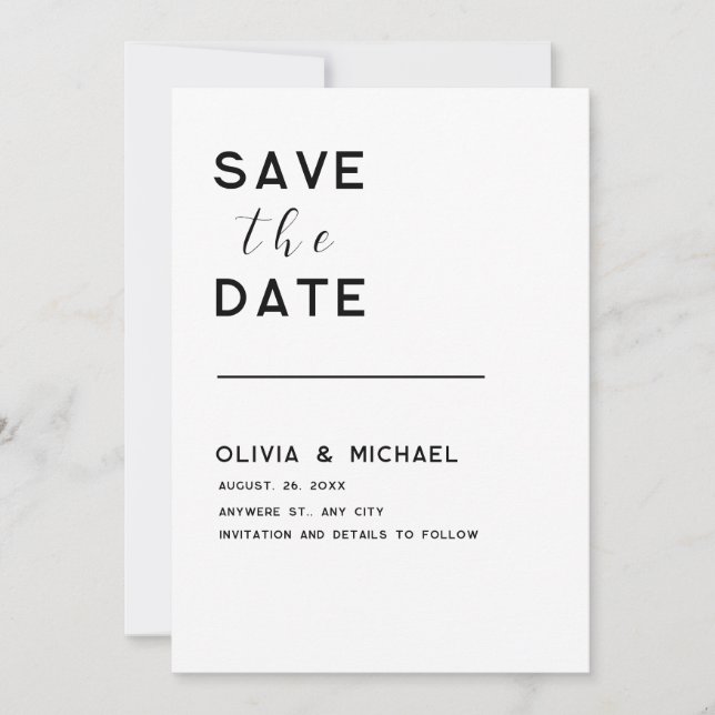 Save the Date (Vorderseite)