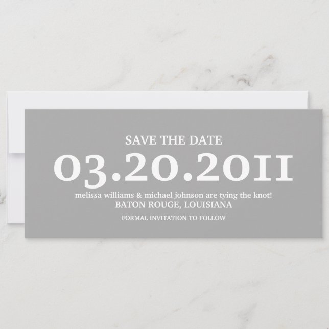 Save the Date (Vorderseite)