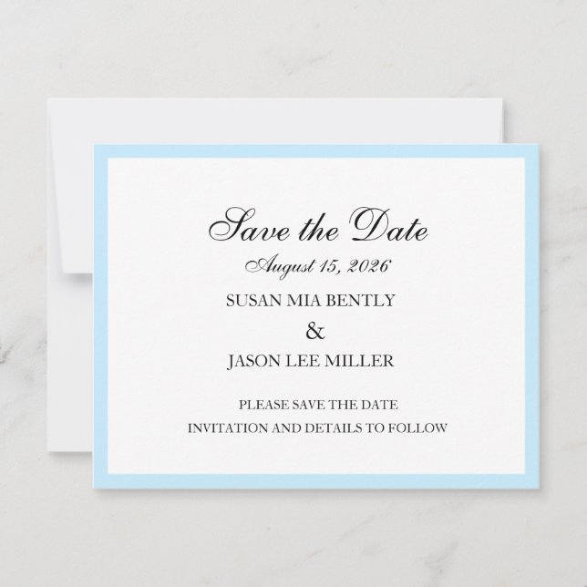 Save the Date (Vorderseite)