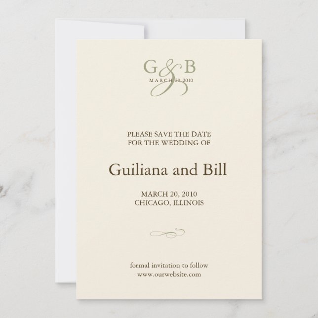 Save the Date (Vorderseite)