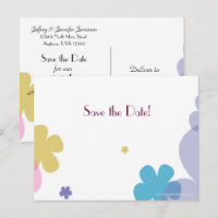 Save the Date 25 Jahre Party Postkarte