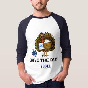 Save the Date 79811 Thanksgivukkah T - Shirt