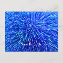 Save the Date 90. Geburtstagsparty, Blue Abstrakt Ankündigungspostkarte