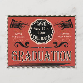 Save the Date Abschluss Postkarte