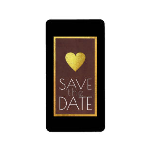 Save the Date Adressaufkleber
