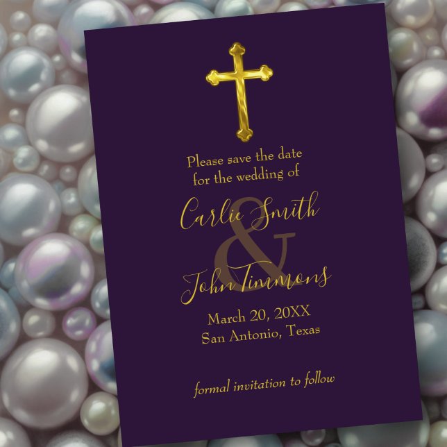 Save the Date alle Farben für Gold (Von Creator hochgeladen)