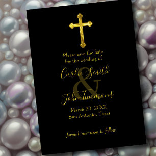 Save the Date alle Farben für Gold