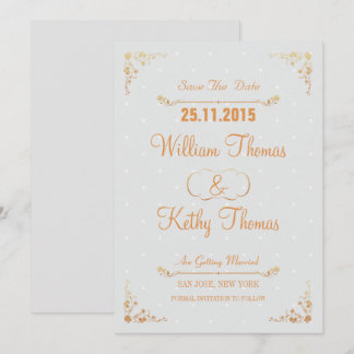 SAVE THE DATE, ANKÜNDIGUNG DATUM FREIHALTEN POSTCA