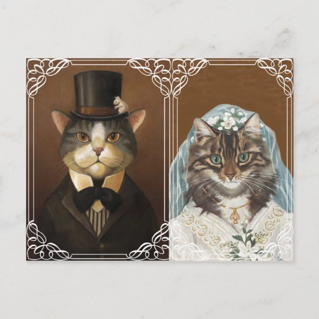 Save the Date Ankündigungspostkarte (Vorderseite)