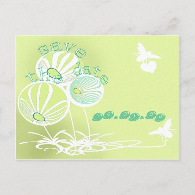 SAVE THE DATE - - - - ANKÜNDIGUNGSPOSTKARTE (Vorderseite)