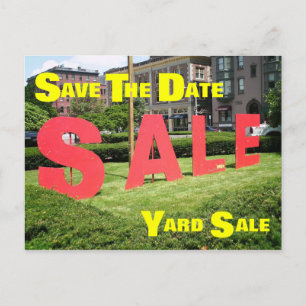 Save The Date Ankündigungspostkarte
