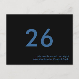 Save the Date Ankündigungspostkarte
