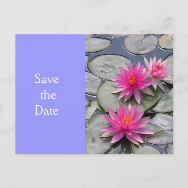 Save the Date Ankündigungspostkarte (Vorderseite)