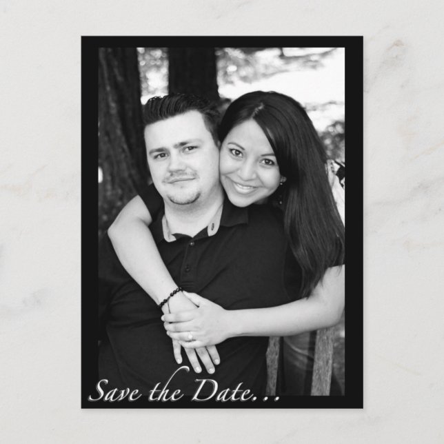 "Save The Date" Ankündigungspostkarte (Vorderseite)