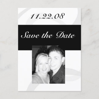Save the Date Ankündigungspostkarte