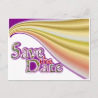 Save the Date Ankündigungspostkarte