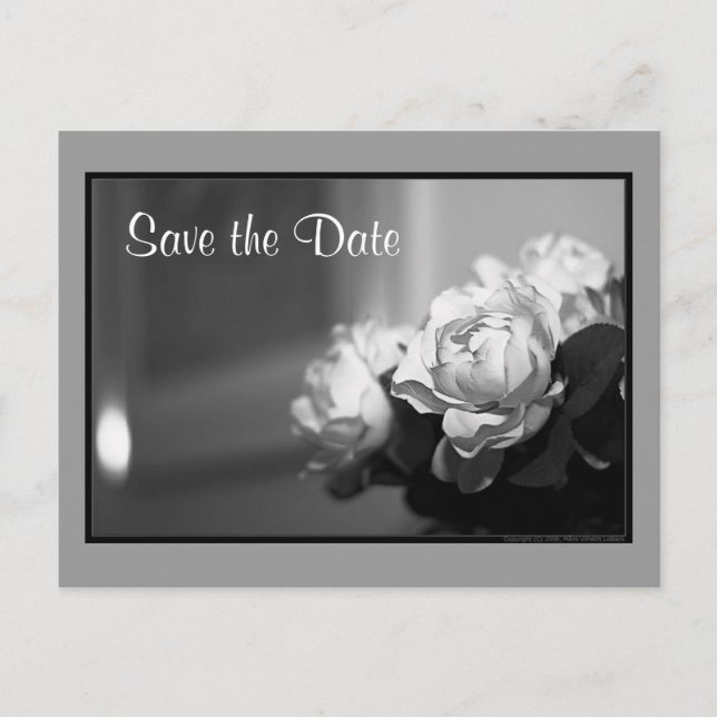 Save the Date Ankündigungspostkarte (Vorderseite)