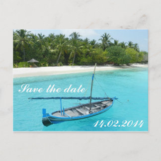 Save the date ankündigungspostkarte