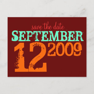 Save the Date Ankündigungspostkarte