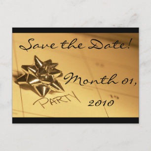 Save the Date anpassbar! Ankündigungspostkarte
