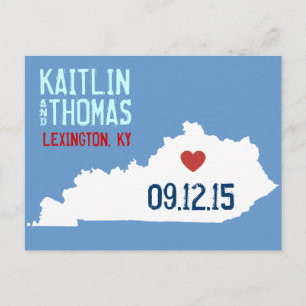 Save the Date - Anpassbar - Kentucky Ankündigungspostkarte