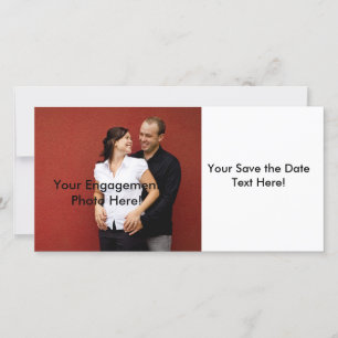 Save the Date anpassbare Fotokarten