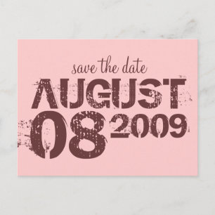 Save the Date - anpassen Ankündigungspostkarte
