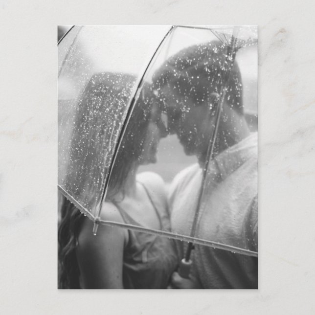 Save the Date anpassen Postkarte (Vorderseite)