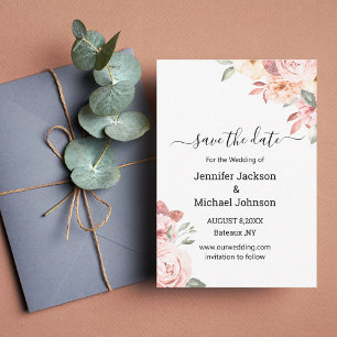 Save the Date Aquarellkarte Mitteilungskarte