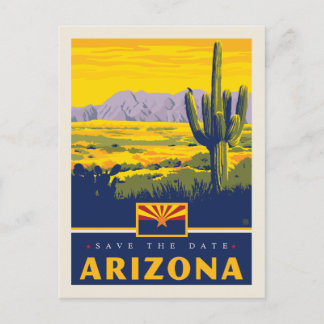 Save The Date | Arizona Einladungspostkarte