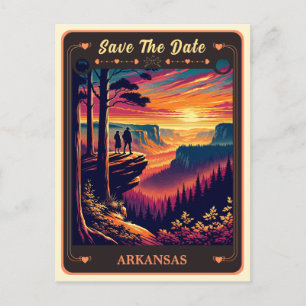 Save The Date   Arkansas Einladung Postkarte