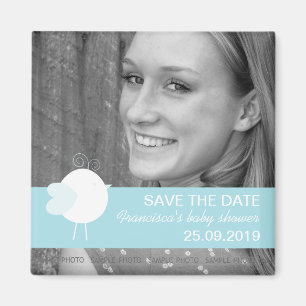 Save the Date Baby Duwer Custom Foto Magnete