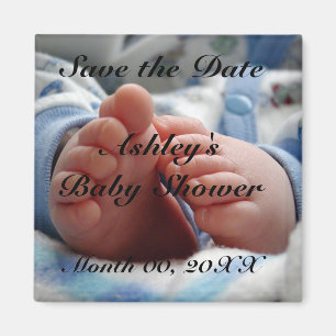 Save the Date Baby Shower Magnet