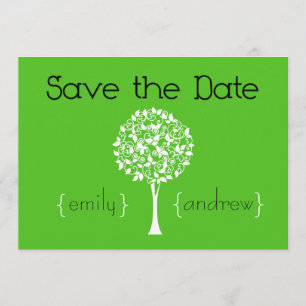 Save the Date Baum-Einladung