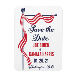 Save the Date Biden Harris Einweihung Magnet