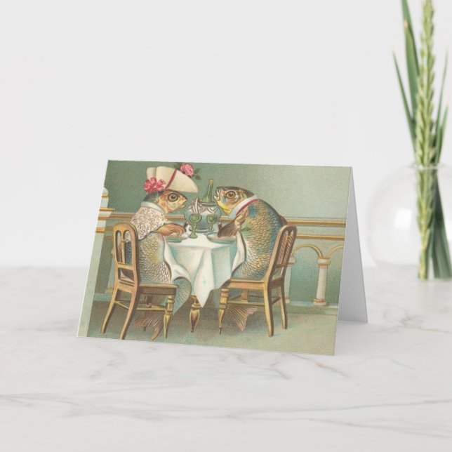 Save the Date - Big Daddy-O Fish Card Ankündigung (Vorderseite)