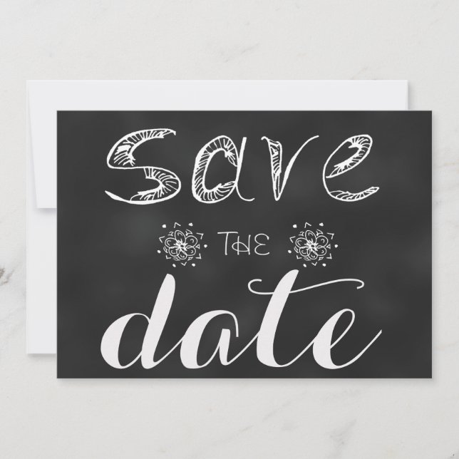 Save the Date: Blackboard Edition Save The Date (Vorderseite)