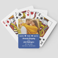 Save the Date Blue Custom Wedding Foto