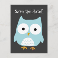 "Save the Date!" Blue Owl Custom