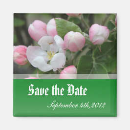 Save the Date, Blume von Apfel Magnet