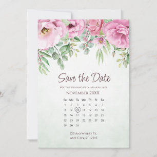 Save the Date Blumenkalender