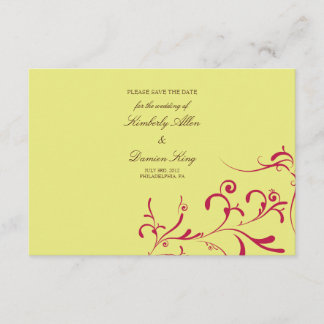 Save the Date Blumenspritzen |g1 der Mitteilungs-| Einladung