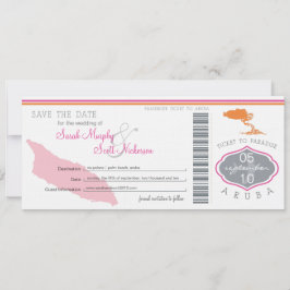 Save the Date Boarding nach Aruba