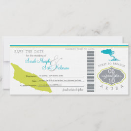 Save the Date Boarding nach Aruba