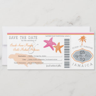 Save the Date Boarding nach Jamaika