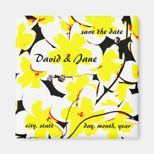 Save the Date Bouquetmagnet Magnet
