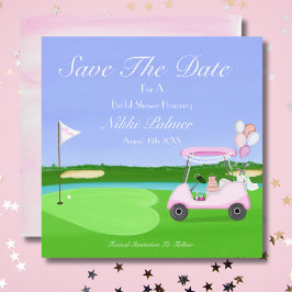 Save the Date Bridal Golf Brautparty Brunch