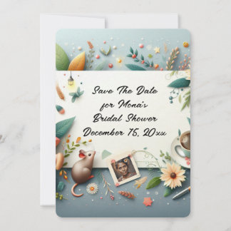 Save The Date Bridal Shower Invitation Einladung