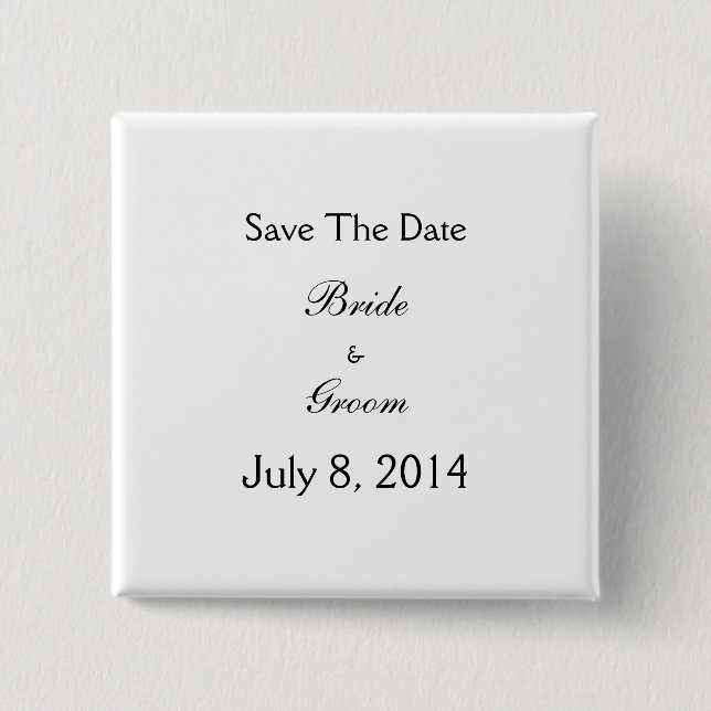 Save The Date Button (Vorderseite)